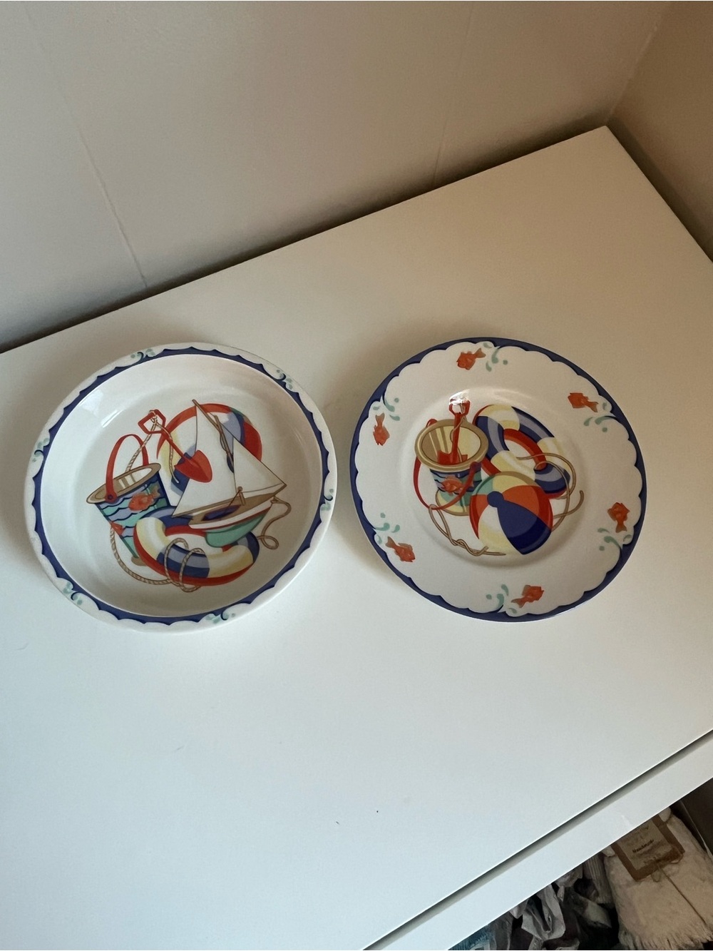 Vintage Tiffany & Co Child’s Bowl and Plate Set